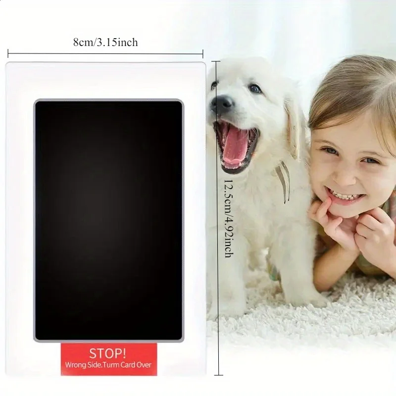 القط الكلب باو طباعة نظيفة اللمس مختمة سهلة DIY بصمة أقدام منصات الحبر الحيوانات الأليفة الكلاب القطط باو الأنف يطبع هدايا تذكارية #2