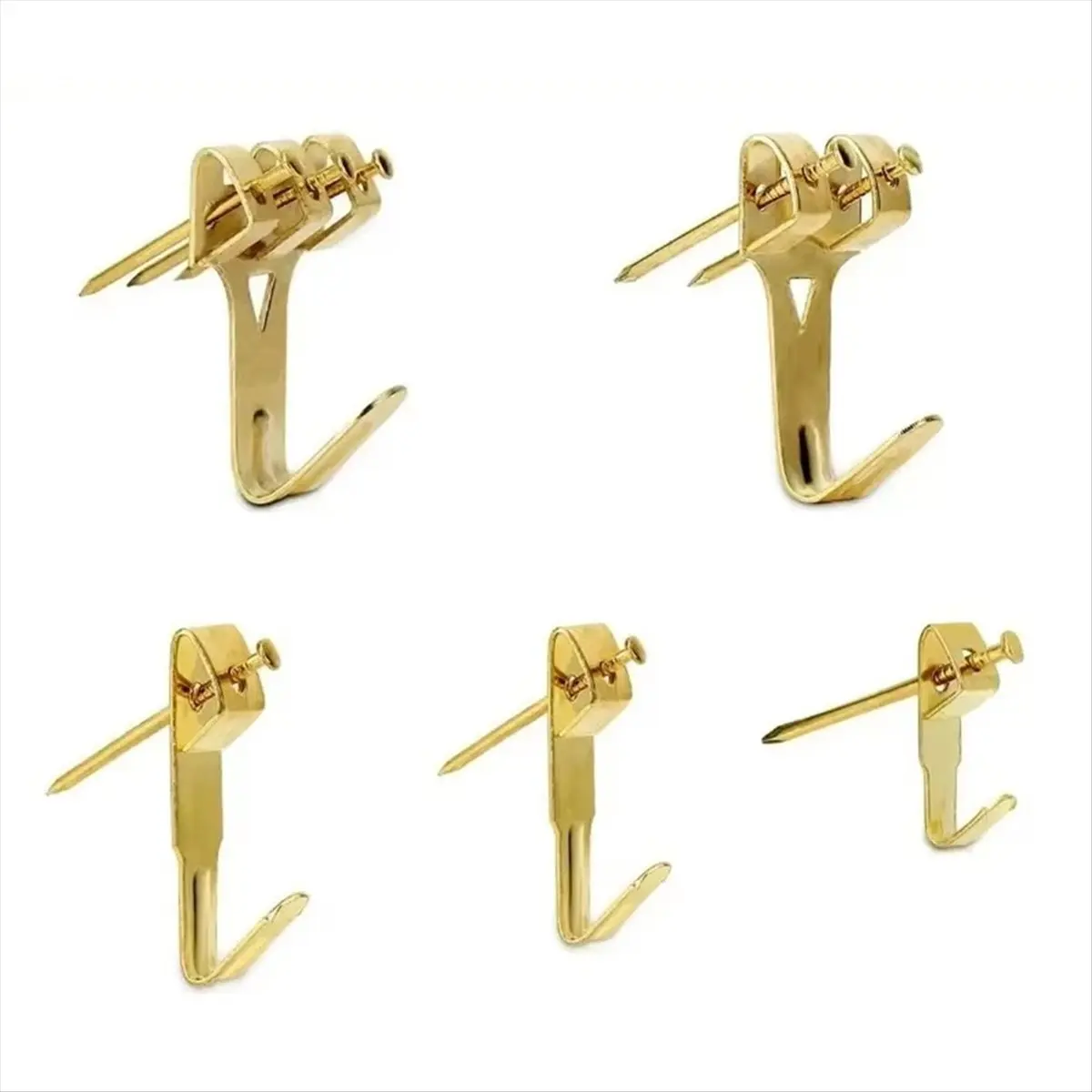 X16A Hot 282Pcs Metal Photo Hook Photo Frame Hanging Mounting Accessories Multi-Purpose Clock Wall Drawing Hanger Kit