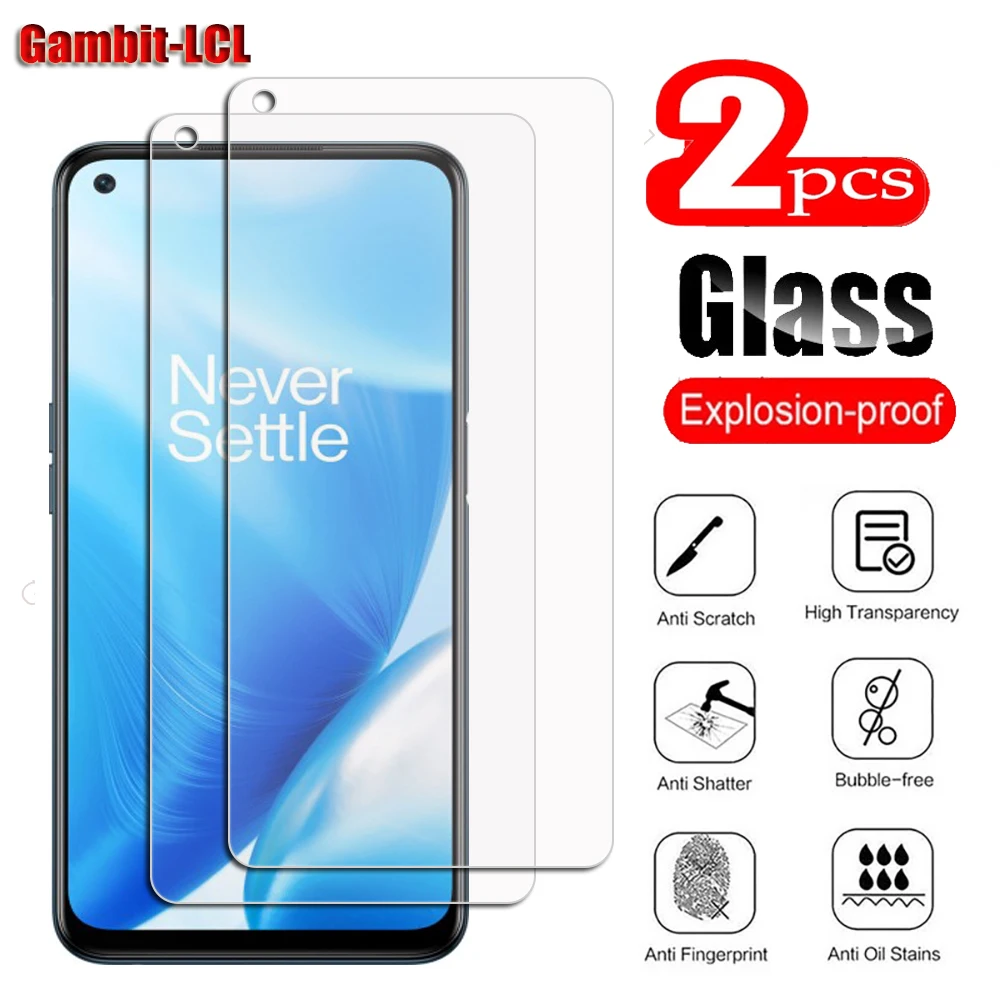 2Pcs Original Protective Tempered Glass For OnePlus Nord N10 5G 6.49