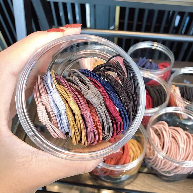 20 sztuk/zestaw Damskie Gumki do Włosów w Jednolitym Kolorze Duże Elastyczne Akcesoria do Włosów Dziewczęce Gumki do Kucyka Scrunchie Ozdoby do Włosów dla Dzieci
