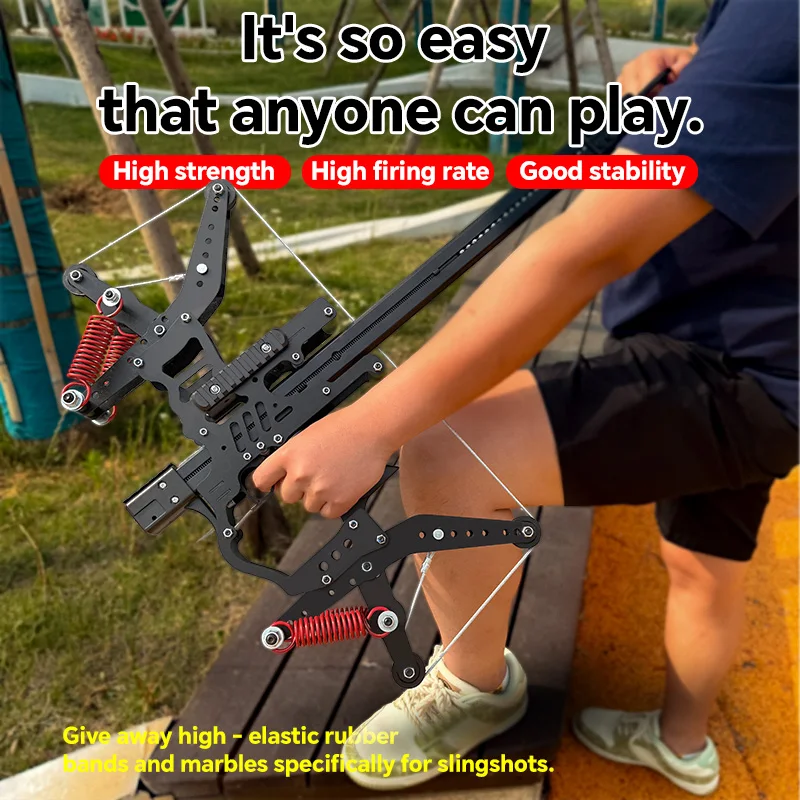 Nuova fionda multi-shot a 50 rotondi "Apocalypse Terminator".