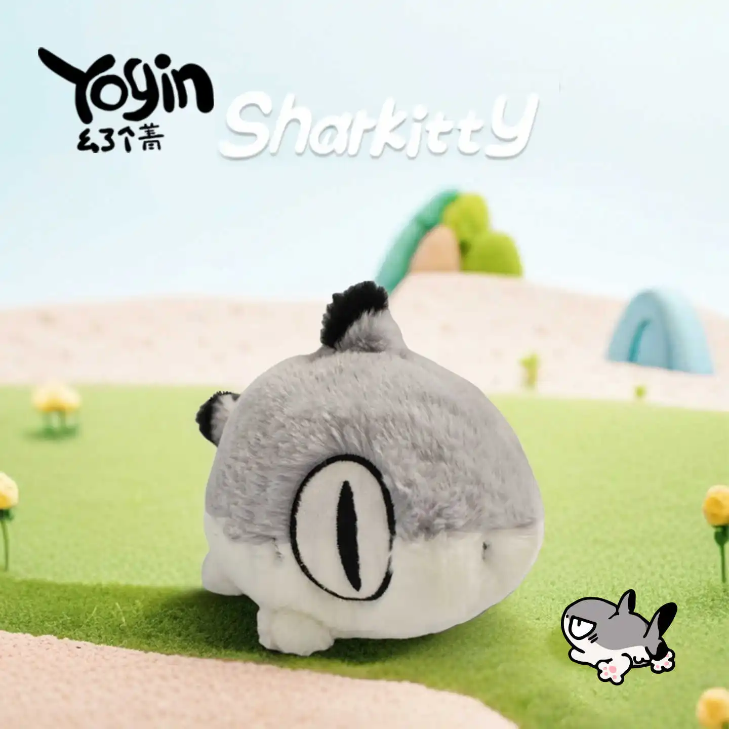 

Плюшевая игрушка-кот-акула 20 см, милая мягкая плюшевая кукла, украшение для сумки, кавайный плюшевый брелок, подарок на день рождения для фанатов и коллекционеров