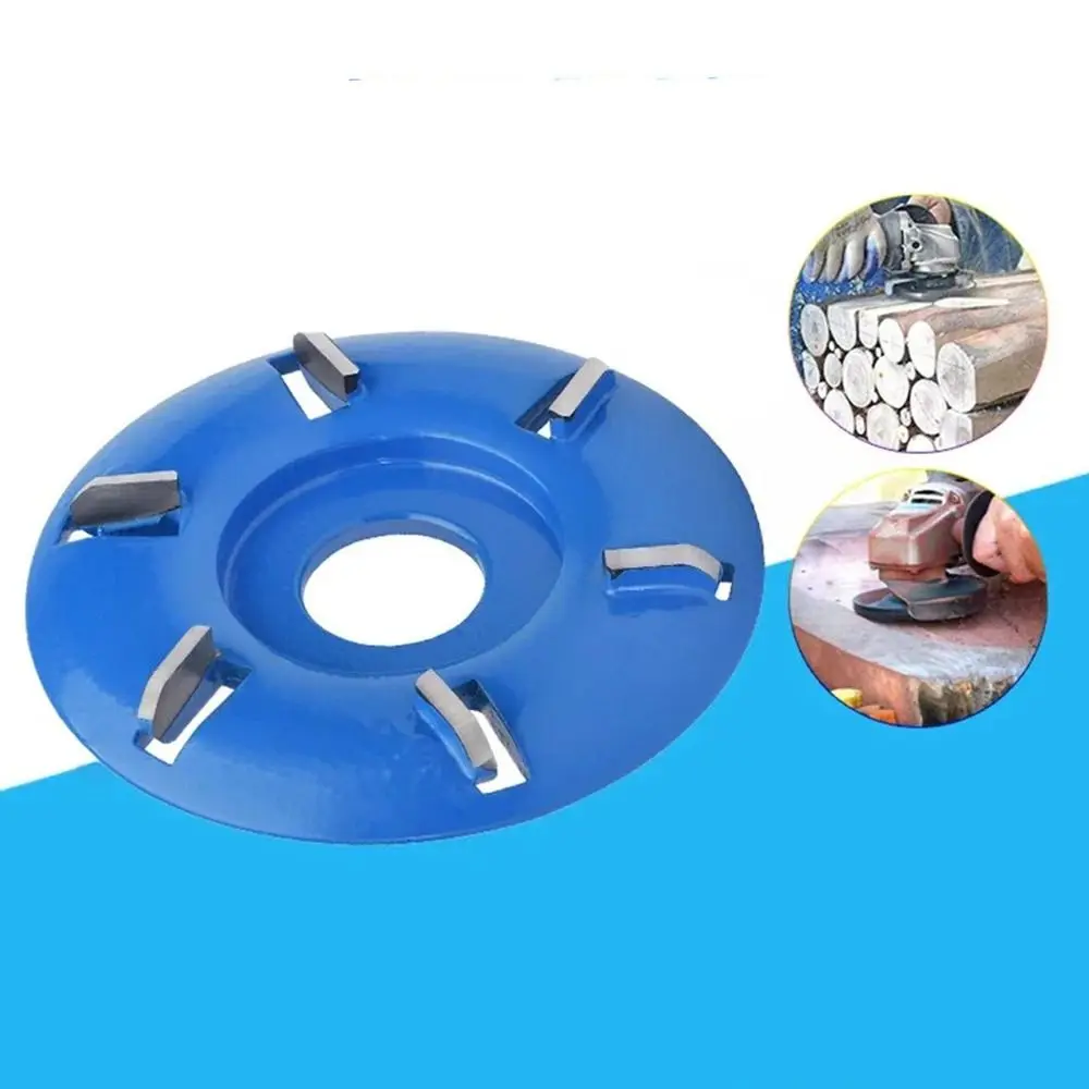 6 Teeth Wood Carving Disc Milling Cutter Woodworking Tool 16mm 22mm Arbor Bushing Tea Tray Cutting Disc Accessories