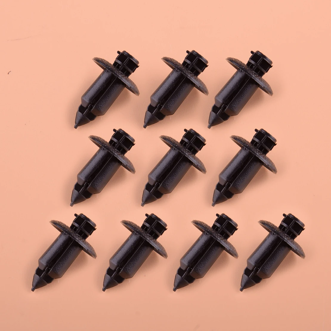 3533394 50 adet araba ön tampon ızgarası ızgara desteği Trim tutucu klip siyah naylon Volvo için Fit XC90 V60 V70 S60 S80