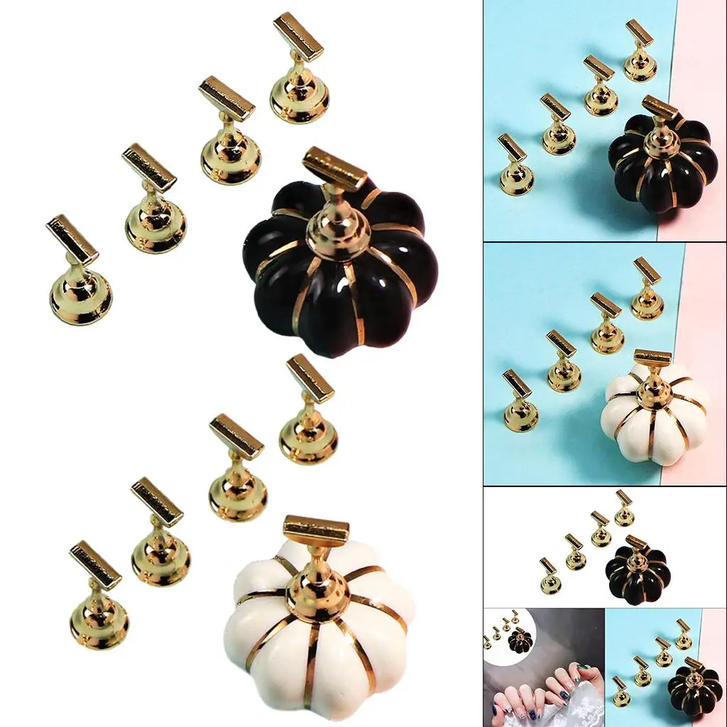 Pumpkin Nail Art Holder Magnetic Showing Shelf for Nail Art Display Nail Art Beginners