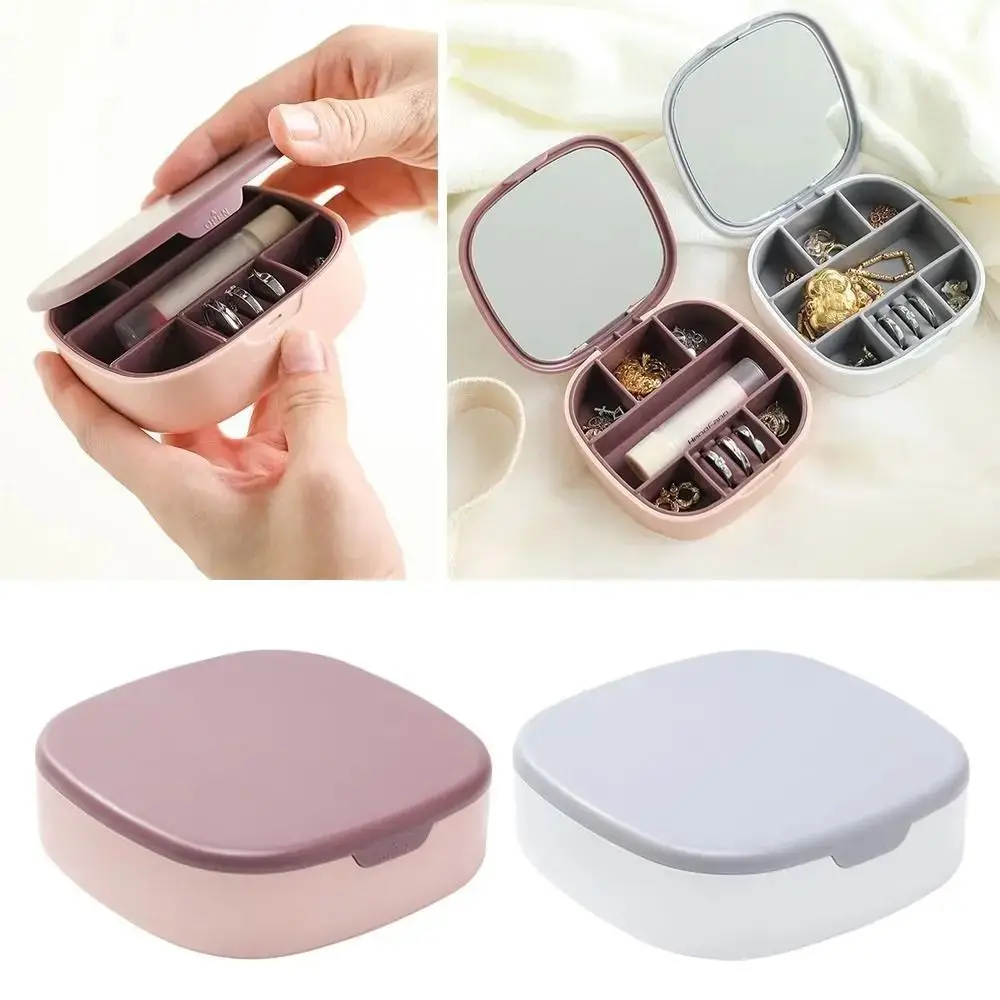 

Mini Portable Jewelry Organizer Creative Multifunctional Jewelry Storage Box Plastic Save Space Jewelry Display Box Bracelet