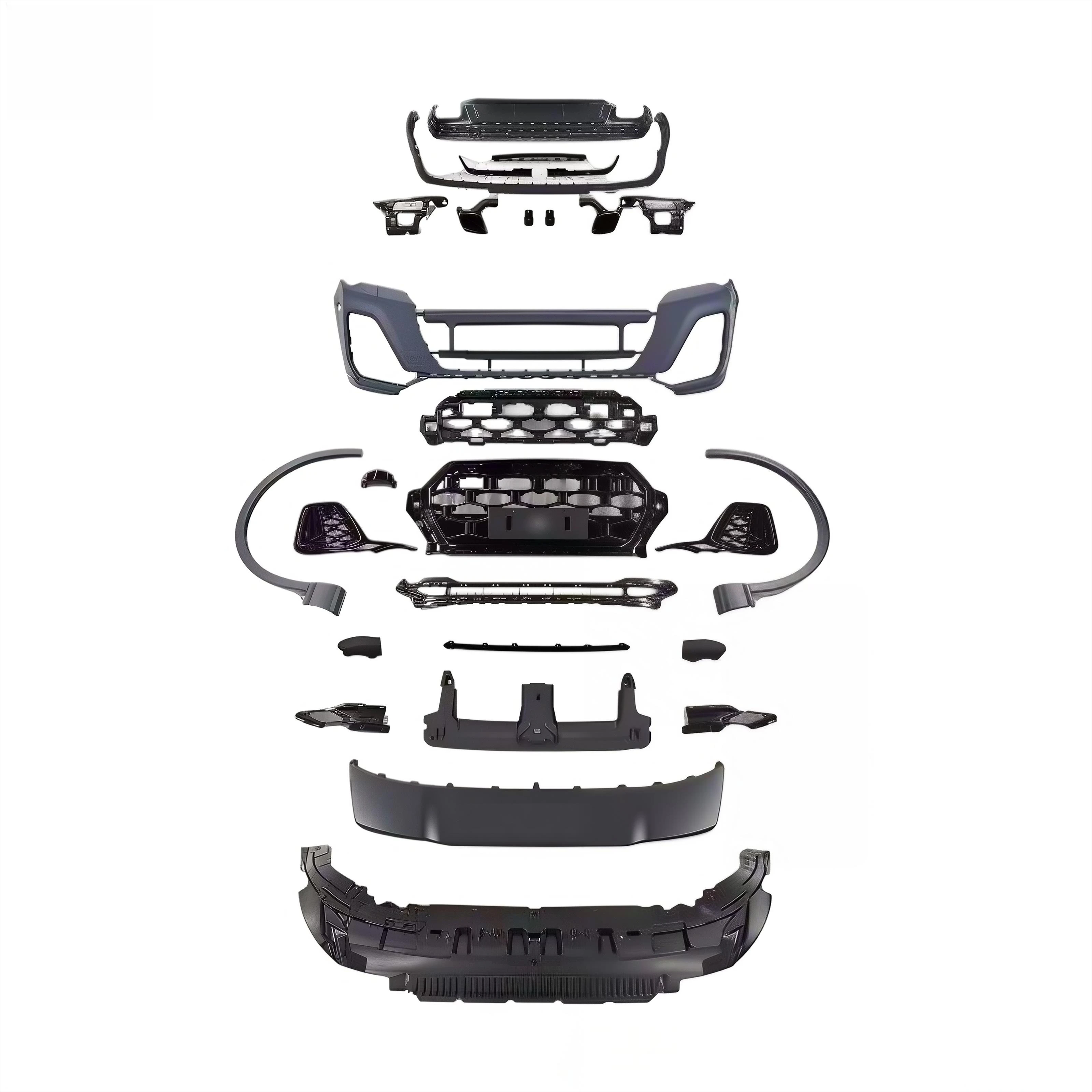 STLF For Audis Q7 2020 Upgraded to 2024 Body Kit Model Automobile Body System Automobile Bumper Body Kit