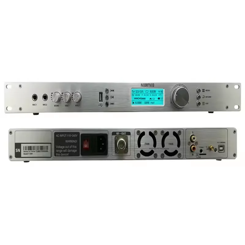 NIO-T50M 50-W-FM-Transmitter für Radiosender mit 5 km Reichweite und großer Reichweite