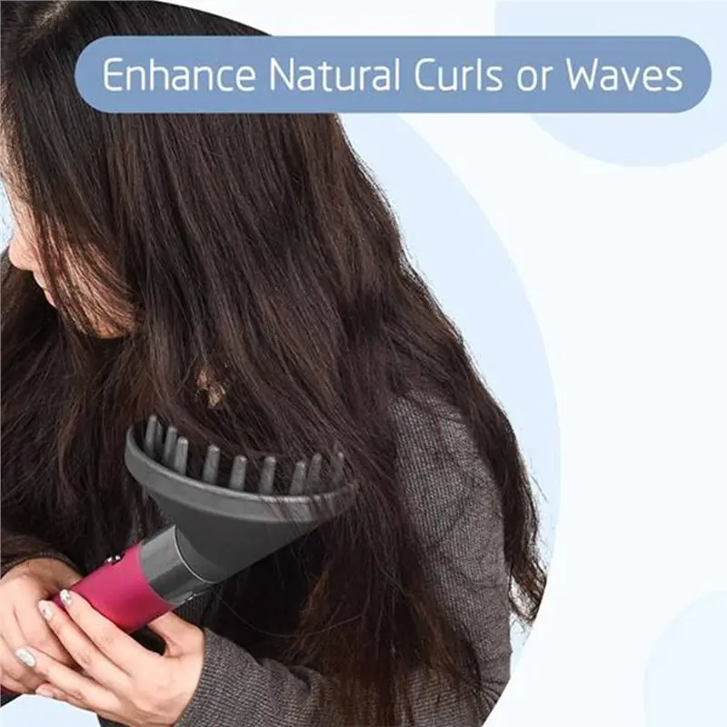 BAAM-For Dyson Airwrap HS01 HS05 HS08 Styler Straightener Nozzle And Diffuser Set For Hair Style For Smooth Curling