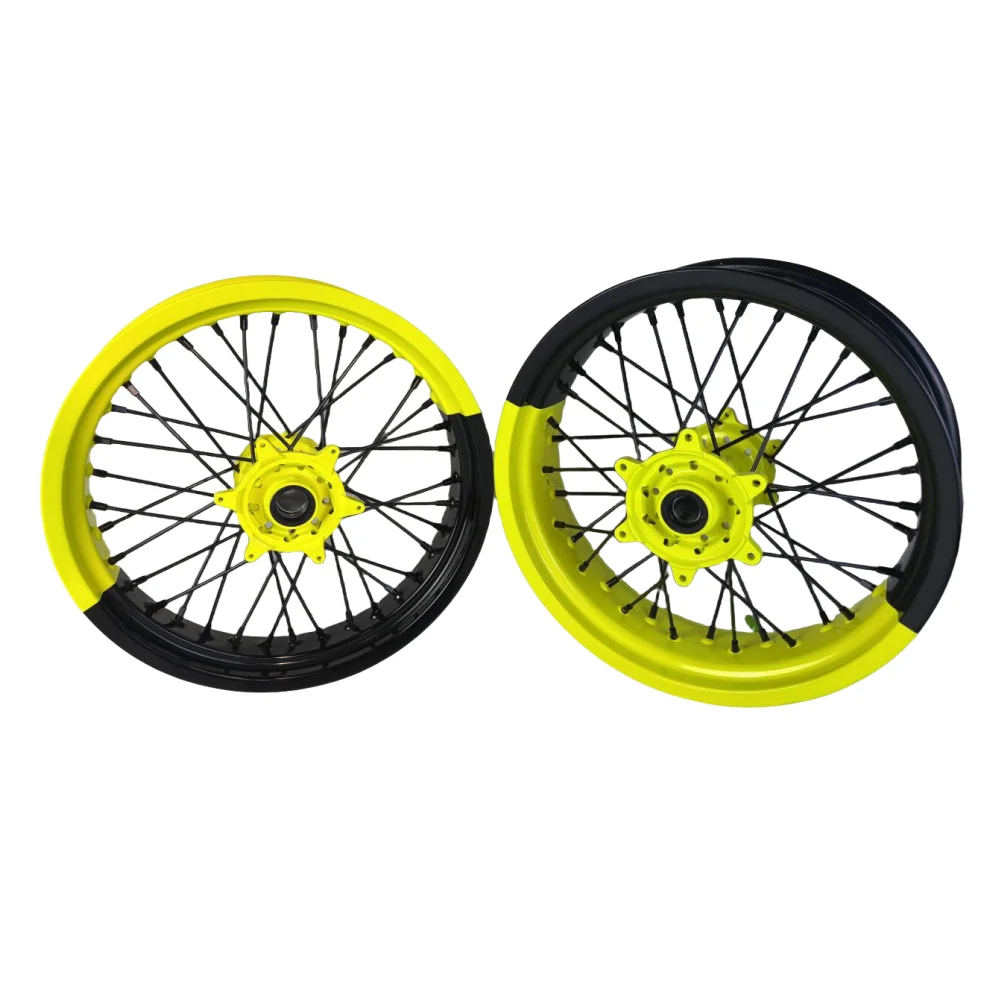 

Factory Direct Supermoto Wheels Complete Set With High Quality