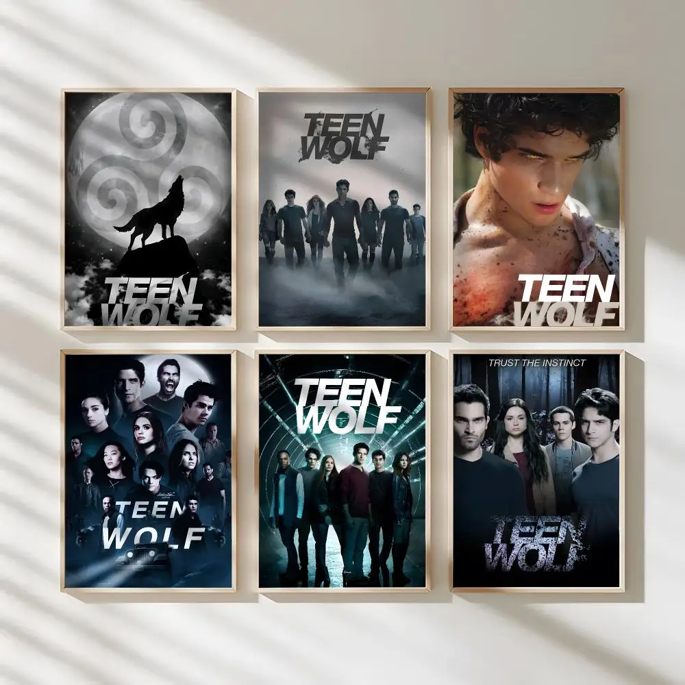 American Tv Series T-teen Wolf Poster Waterproof Canvas Art Wrinkle Free Wall Hanging For Home Living Room Bedroom Decor