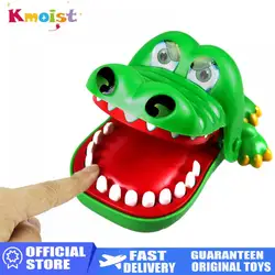 Kreative praktische Witze Mund Zahn Alligator Hand Kinderspiel zeug Familien spiele klassische beißende Hand Krokodil Spiel Spielzeug für Kinder