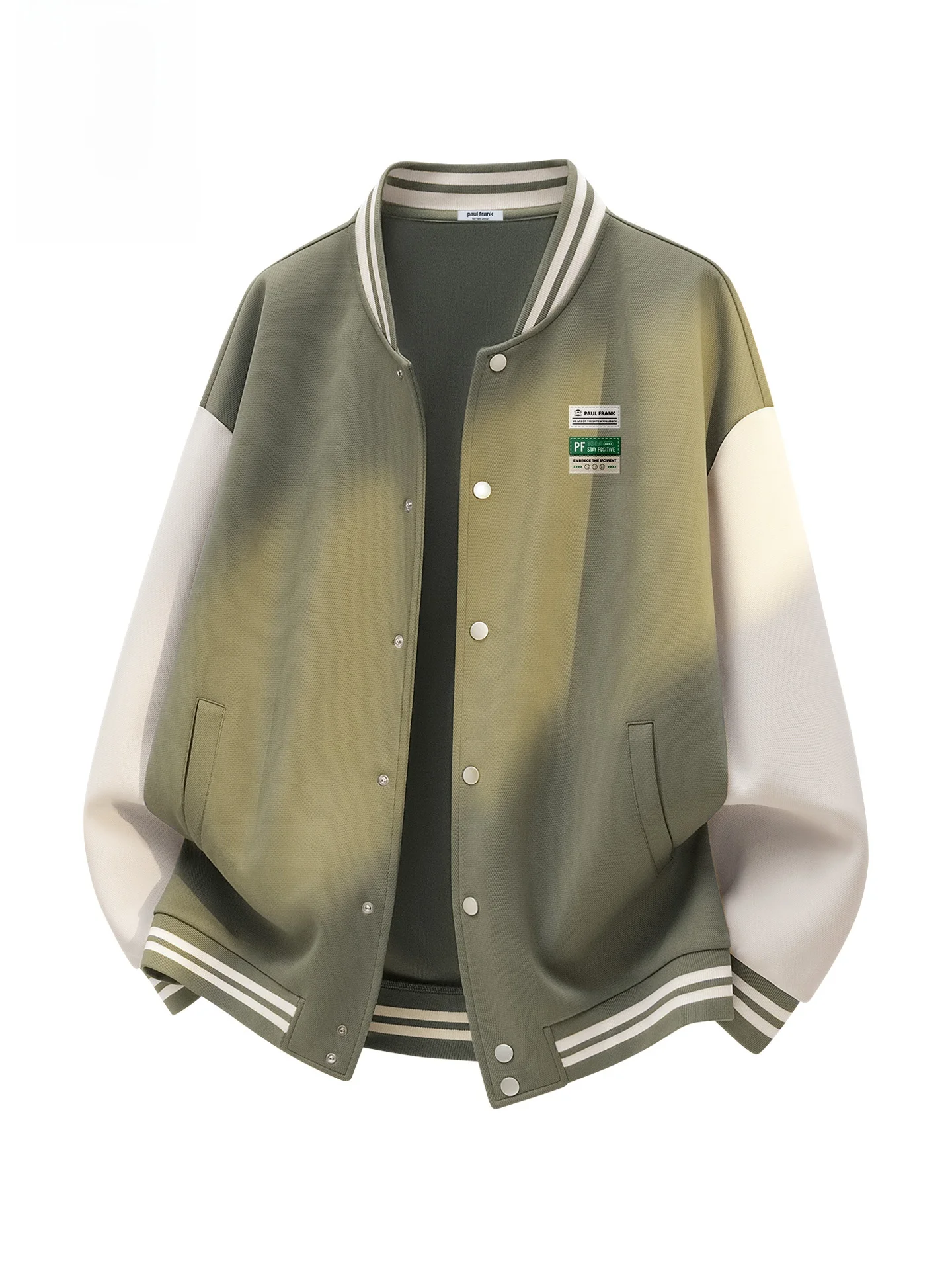 

Loose Fit Baseball Jaet Men's Spring Autumn New Sle Trendy American Cool Monkey Print Windproof Long Sve Ja...