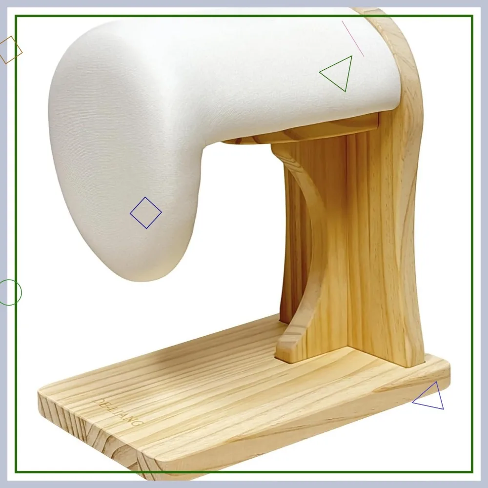 

Tailor's Shoulder Ironing Board, Padded Chest & Cotton Cover, Sturdy Pine Wood Base, Household Ironing Pad