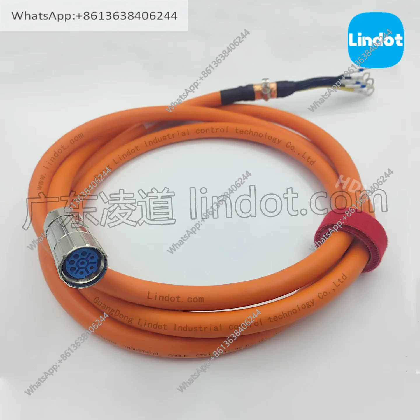 New air plug power line M23-8 core, original M23-8 core loose line - 3 meters - power line