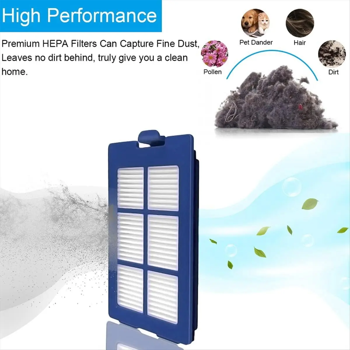 For RoboVac X8 Hybrid Robot Vacuum Cleaner HEPA Filters Side Brush Mop Cloth Replacement Parts-A14I