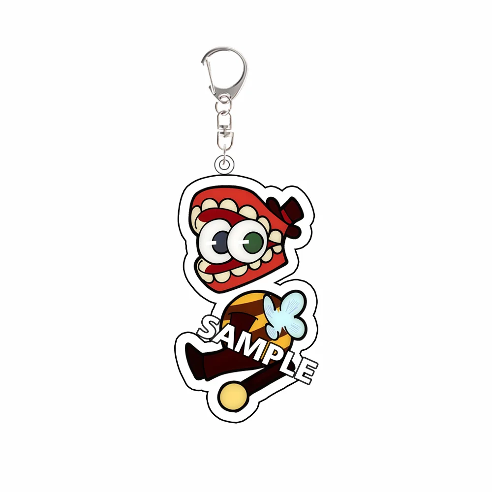 For TADC Caine Bubble Series Anime Peripheral Acrylic KeyChain Custom Cartoon Cute Backpack Pendant Exquisite Festival Gift view 5