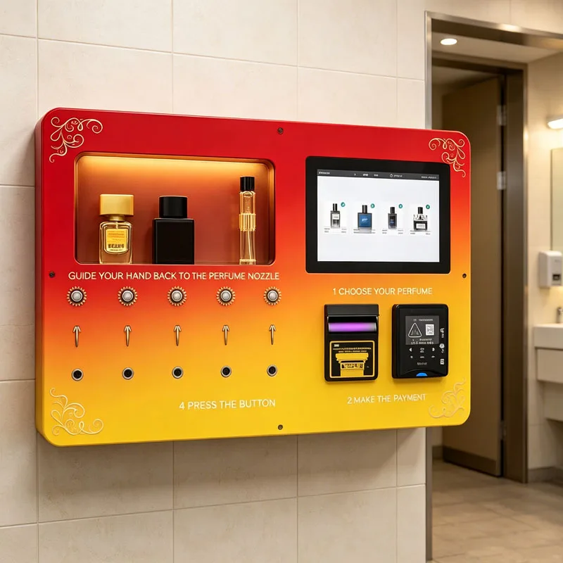 

Fragrance Sampling Kiosk Automatic Perfume Spray Machine for Retail Store Experience Wholesale Customized