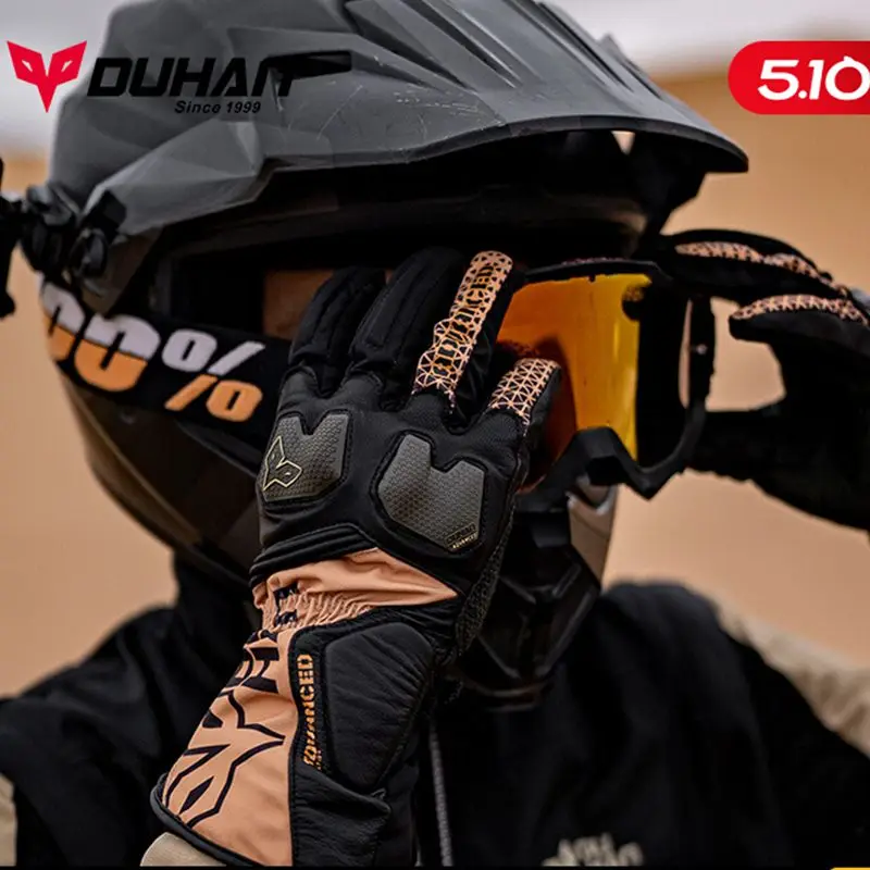 

Duhan Men's Motorcycle Riding Gloves Waterproof Warmth Cold Proof Racing Gloves Protective Equipment For Motorbike Traveling diy
