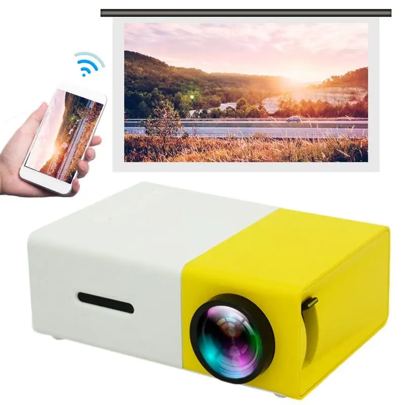 

Projector For YG300 Durable Ultra Mini Portable Projector For YG300 Easy To Use Garden Projector For Smartphone Laptop Home