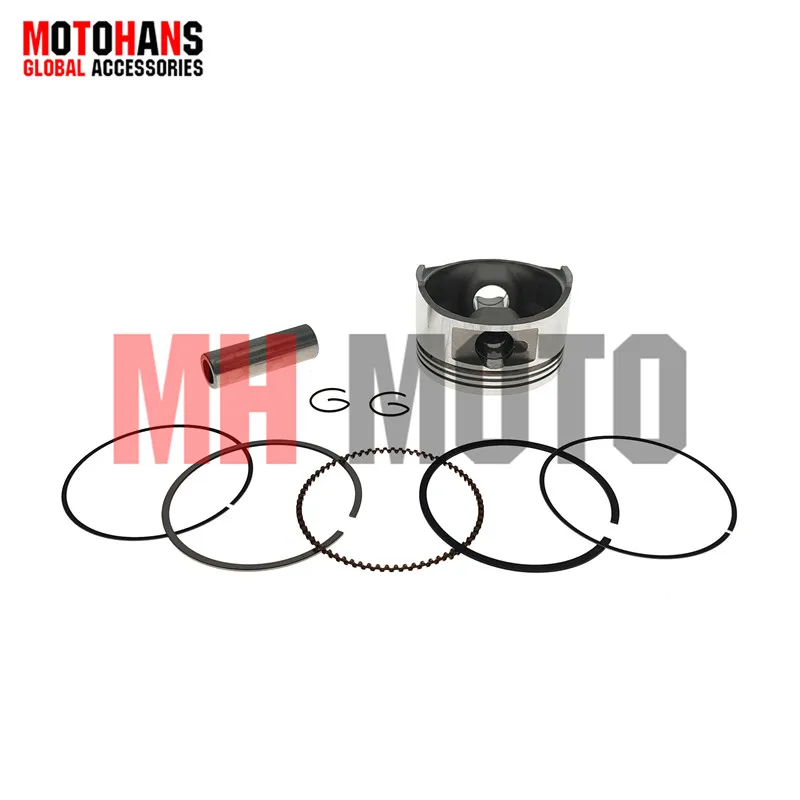 GY6 175CC 62MM BIG BORE 15MM PIN PISTON KIT 4T 150CC 157QMJ SCOOTER ENGINE PARTS FOR CHINESE SCOOTERS ATV QUAD