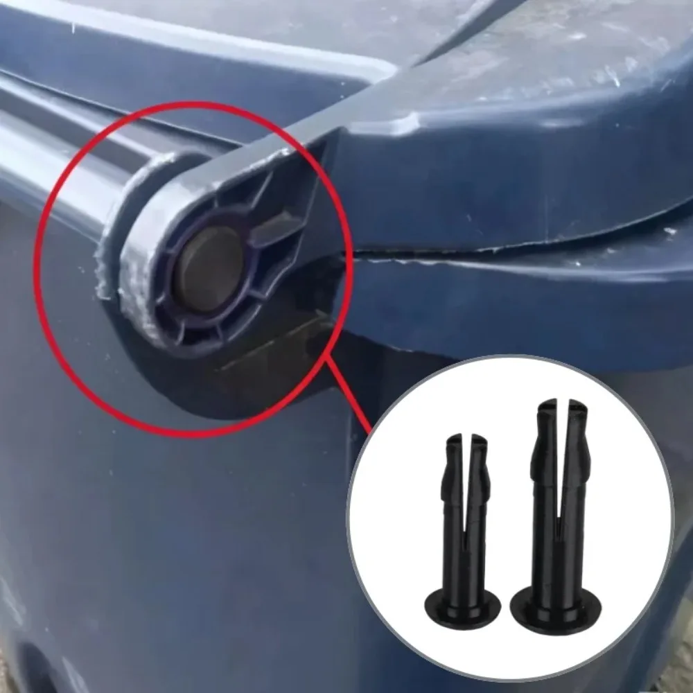 2Pcs New Replacement Wheel Cover Pin Wheeled Trash Can Cover Hinge Pin Replacement Parts for Trash Can 50x15mm/60x24mm