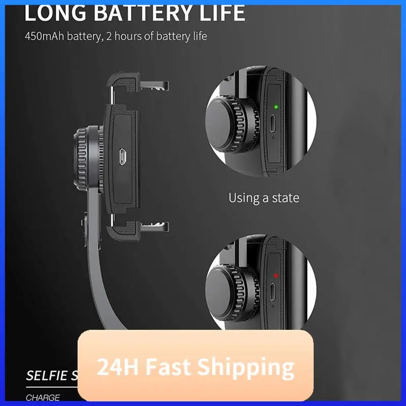 

Gimbal Stabilizer Selfie Stick Gimbal Stabilizer Selfie Stick Black With Bluetooth Shutter Monopod For IOS Android