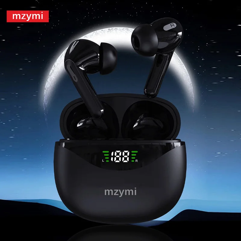 mzymi CS121 TWS Earphones Wireless Bluetooth Headphones In-Ear Headsets Waterproof Sport Earbuds LED Display With Mic For XIAOMI