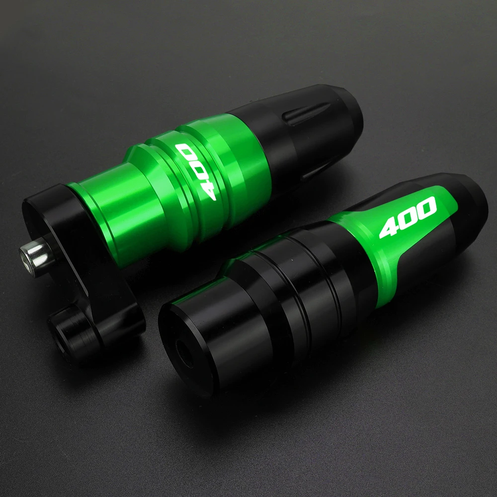 

Motorcycle Accessories Aluminium Frame Crash Pads Exhaust Sliders Protector For KAWASAKI NINJA400 NINJA 400 Z400 Z 400 2018-2025
