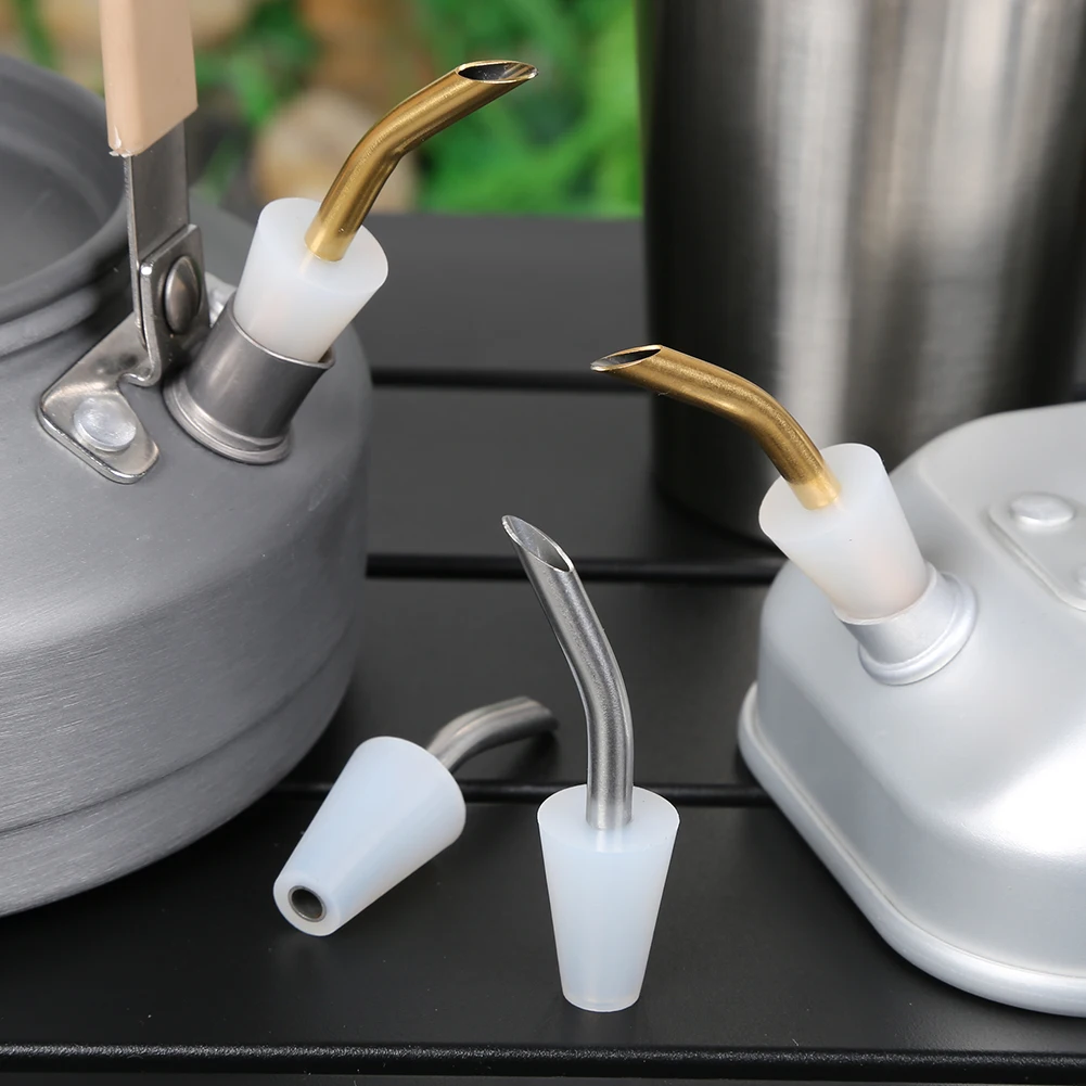 Camping Kettle Spout Outdoor Portable Hand Drip Coffee Filter Extension Tube Spouts Coffee Pot Kettle Mouth Camping Accessories