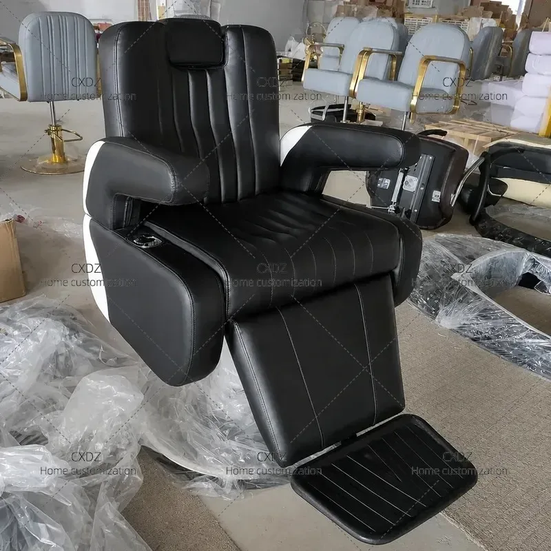 Adjustable Hairdressing Chair for Salon and Home Use Multi Functional Large Beauty Massage Seat for Haircut Perm Dyeing