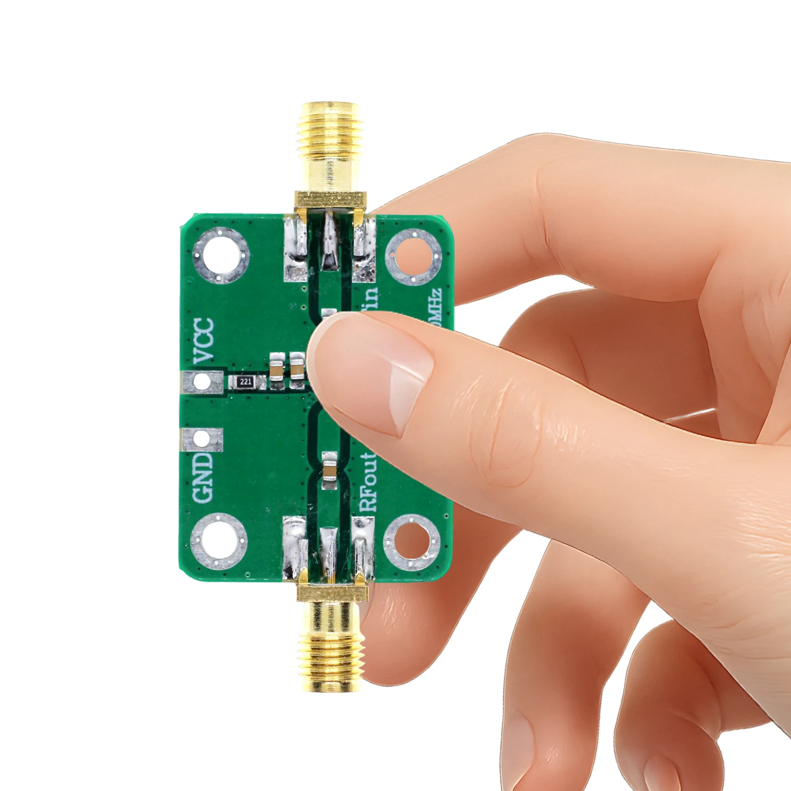 Low Noise Amplifier 0.1-2000MHz Wideband Amplifier Module LNA Board Module LNA Development Board for Shortwave FM Radio