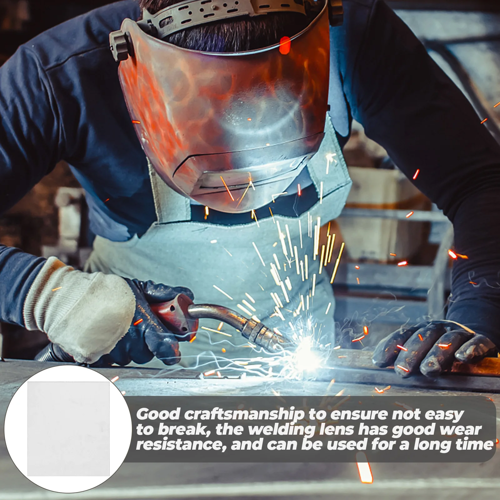 10 Pcs Welding Mask Lenses Auto Darkening Cover Replacement Accessories Helment