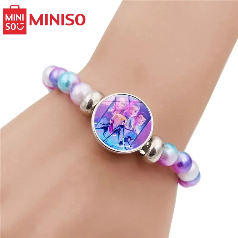 MINISO KPop شيطان الصيادين أساور الفتيات موضة مطرز معصمه لطيف الكرتون الشكل مجوهرات اكسسوارات الأطفال GiftToys #2