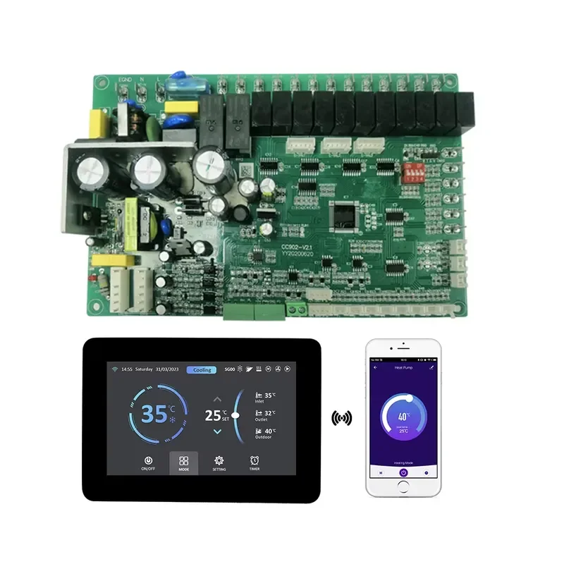 for Commercial Heating Inverter Heat Pump Controller PCB Control Board PCBA
