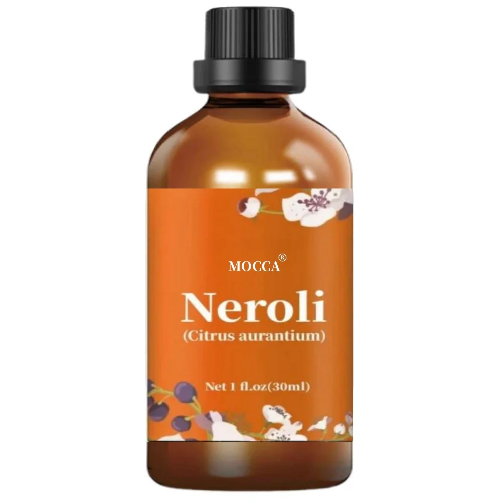 Neroli Essential Oil, MOCCA Aromatherapy Essential Oils for Diffuser, Massage, Soap, Candle Making, 30 ml