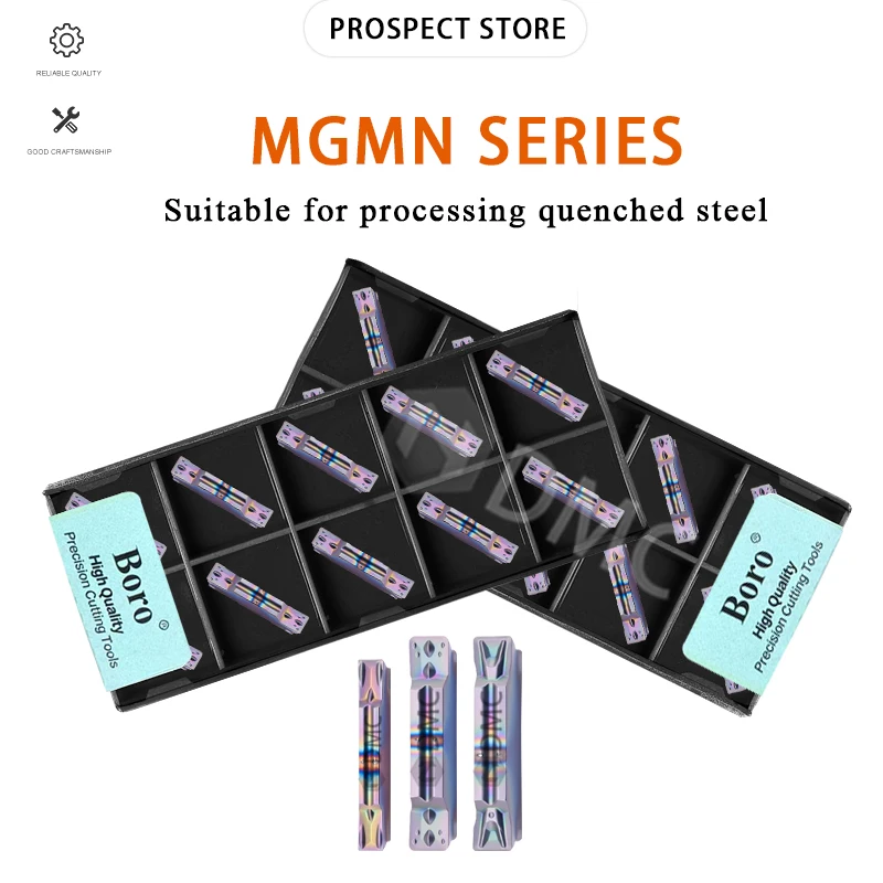 

DESKAR MGMN150 200 250 300 400 500 600 G/T/M/H TF618 Lathe Grooving Insert Tool Cutting Cutter Slotted Blades Colored Blade Tool
