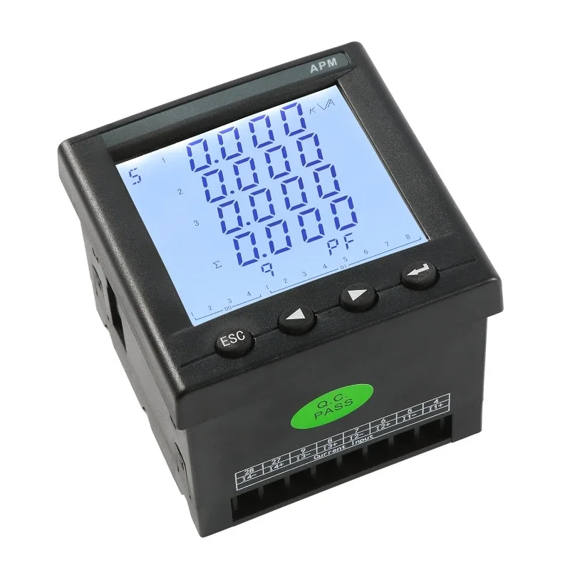 multi function energy meter panel mounted electric smart meter monitoring system made in china