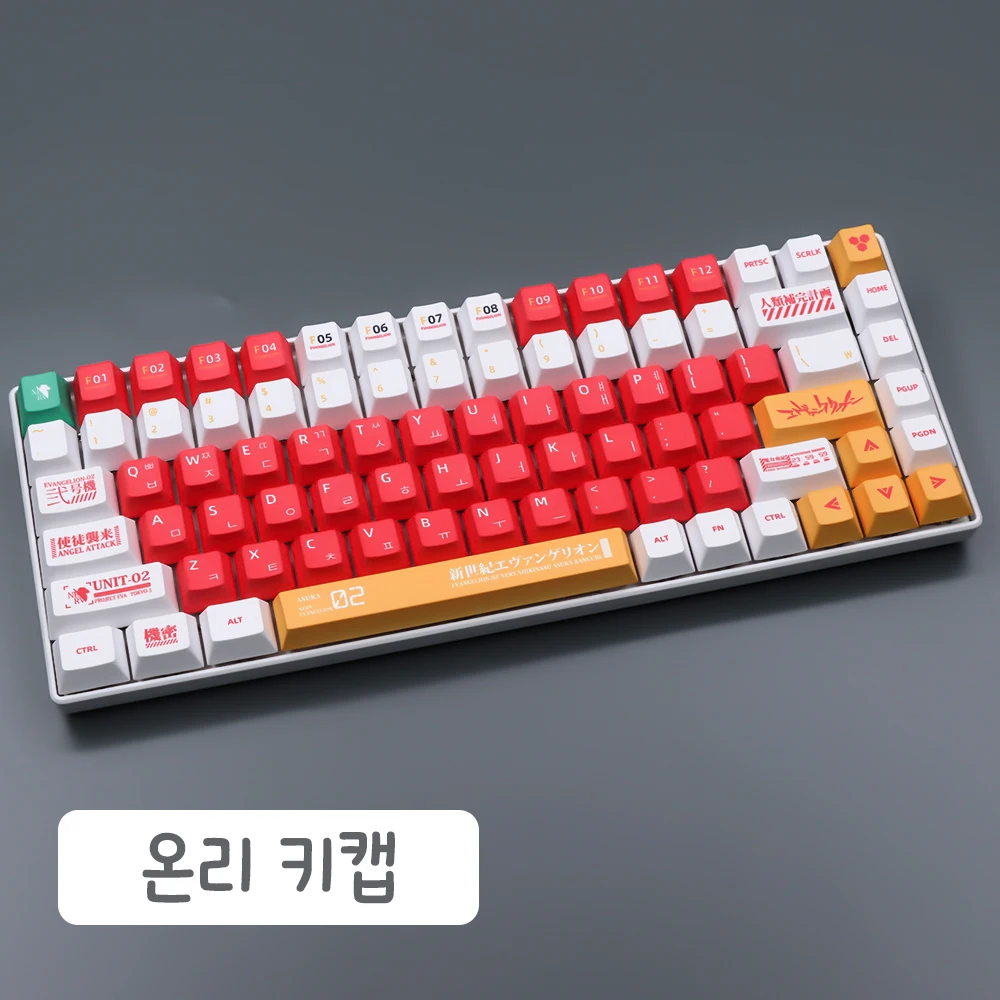 Spanish/French/German/Japanese/Korean/Russian Anime customized Keycaps Cherry Profile Keycap ISO layout for Mechanical Keyboard