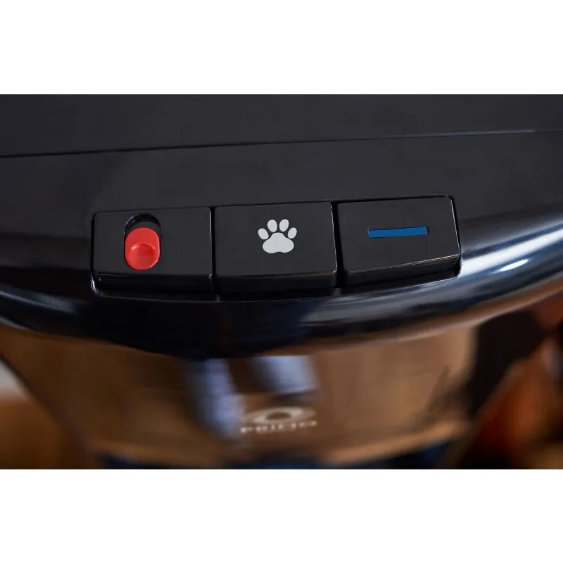 موزع مياه لمحطة الحيوانات الأليفة، تحميل علوي، درجة حرارة ساخنة/باردة، أسود وفولاذ مقاوم للصدأ