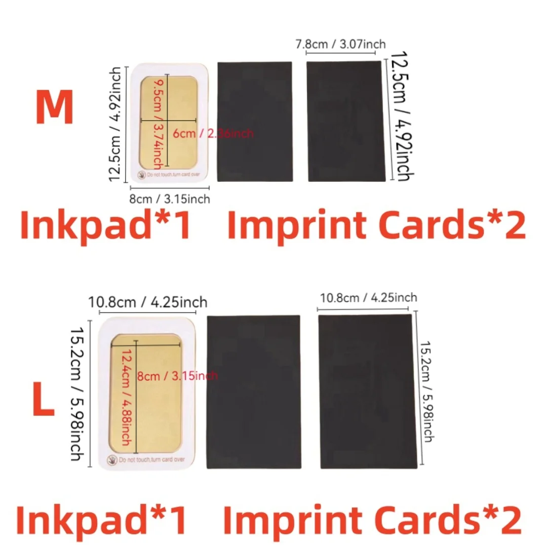 Kit d'empreintes de mains et d'empreintes de bébé, tampons d'encre sûrs et Non toxiques, propre, tactile sans encre, Kits d'encre d'impression de patte d'animal de compagnie avec cadeau pour bébé, articles pour bébé