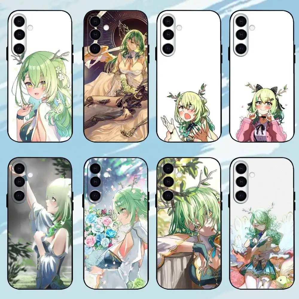 

C-Ceres Fauna Black Shell Phone Case For Samsung Galaxy A73,A72,A71,A70,A53,A52,A51,Others Soft Black Shell