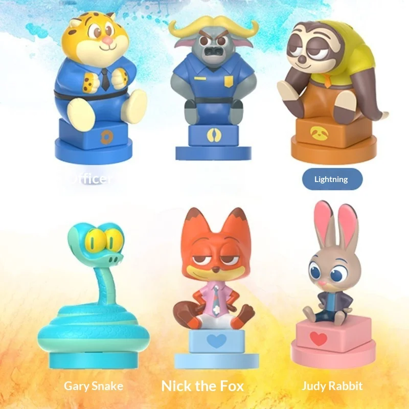 disney-oficial-zootopia-caja-sorpresa-con-borrador-de-sellos-figura-coleccionable-decoracion-para-coche-y-escritorio-nick-wilde-judy-hopps-flash