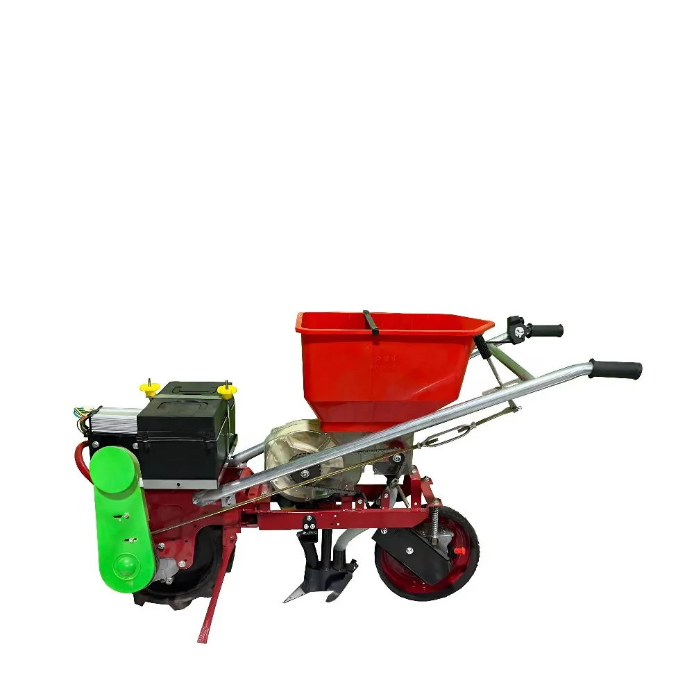 Electric corn soybean peanut seeder corn single grain fine seeder self-propelled no-tillage seeding and fertilization machine