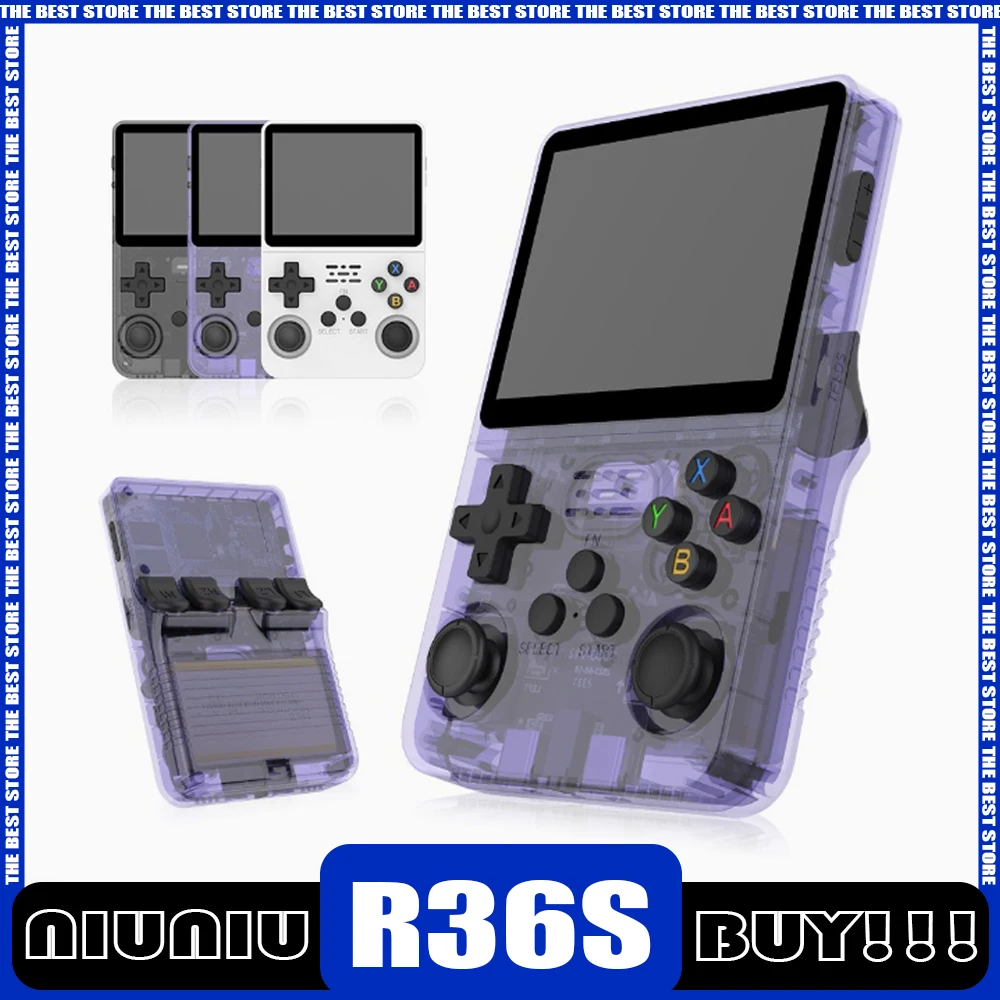 

New R36s Handheld Game Console Linux System 3d Dual Joystick Game Console High Definition Screen Retro-Class Portable Psp Ps1