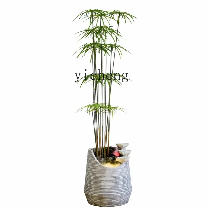 LYY  circulating water fountain ornament Nordic water feature indoor home bonsai view handicraft landing