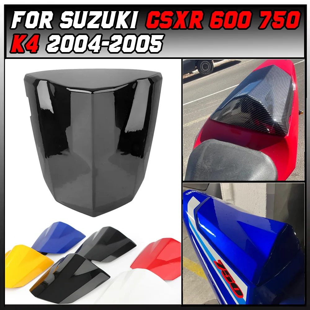 

GSXR600 GSXR750 04 05 Motorcycle Rear Passenger Cowl Seat Back Cover Fairing Part For Suzuki GSXR 600 750 R K4 2004 2005