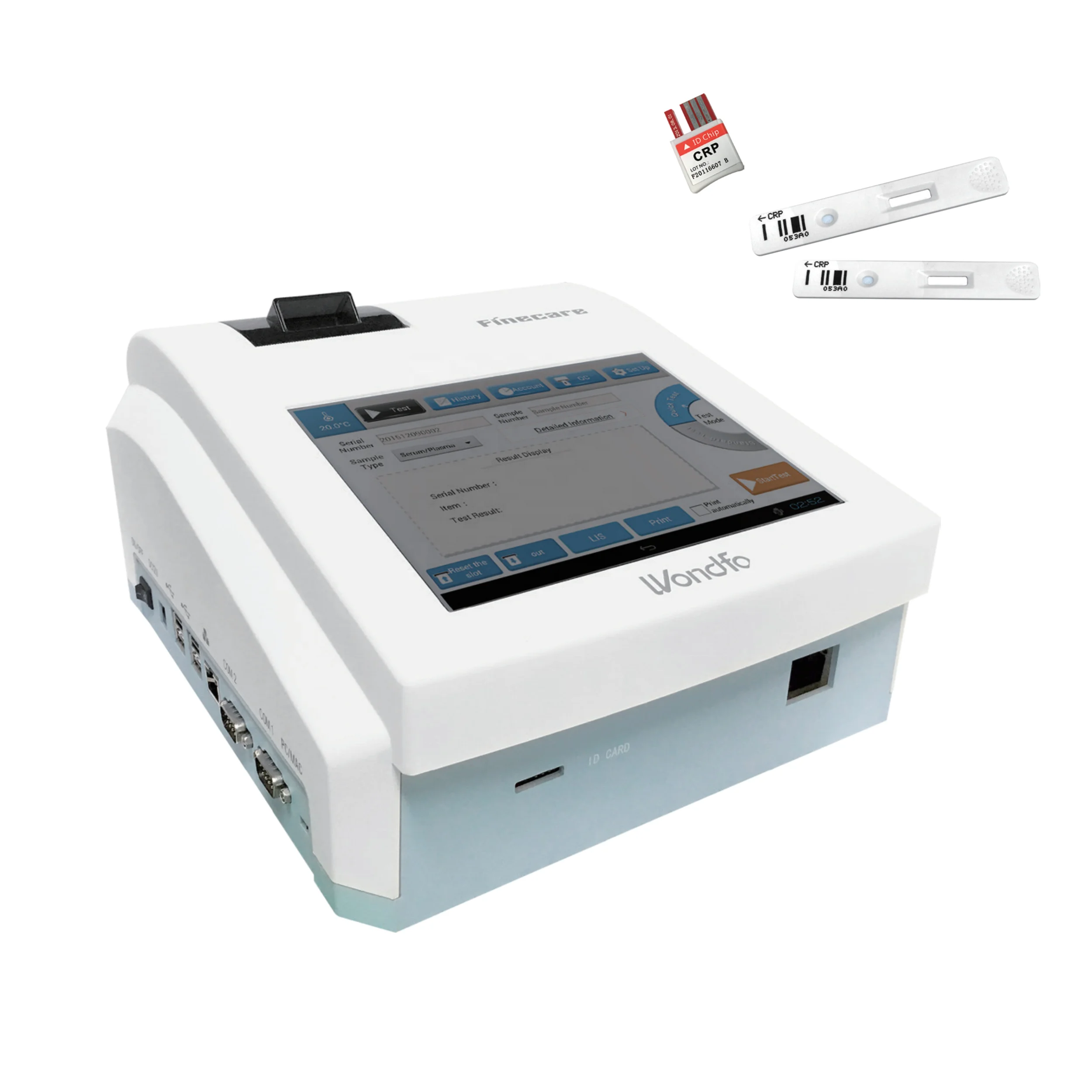 Wondfo Finecare Hormone Analyzer FS-113 Fluorescence Immunoassay Analyzer Immunoassay Analyzer HbA1c  PCT FT4 PSA test POCT CRP