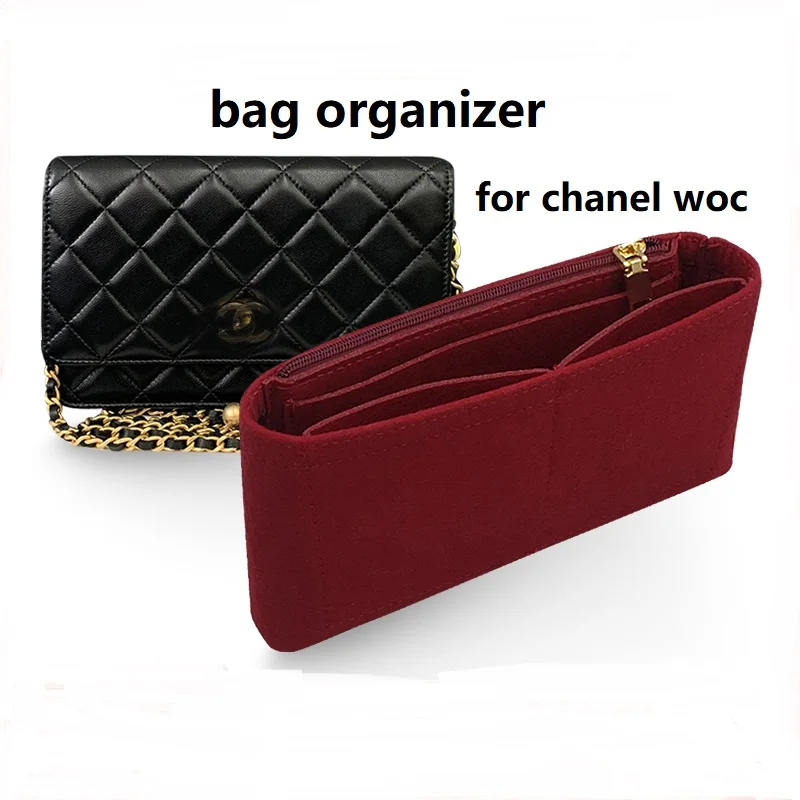 

【Only Sale Inner Bag】Bag Organizer Insert For Chanel Woc Organiser Divider Shaper Protector Compartment