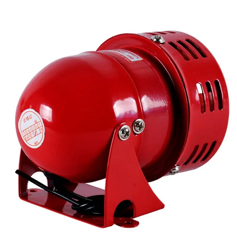 ABGI-2X MS-190 Motoralarm 220V 120DB Roter Mini-Metallmotoralarm Industrieller Schallalarm Elektrischer Diebstahlschutz Motorala – Detail 7